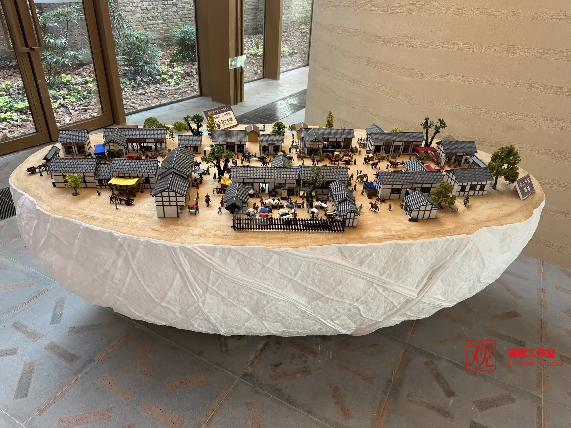 十二月市展示模型正面